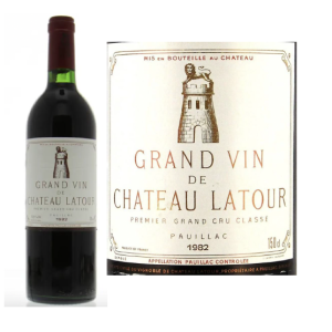 Chateau Latour 1982 (RP100)Robert Parker's Wine Advocate 100James Suckling 98Wine Spectator 98